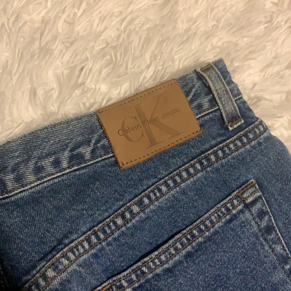 Calvin Klein Easy Straight Leg Jean Stone Wash Vintage